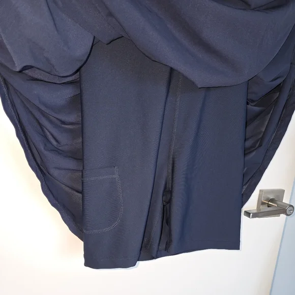 Navy Dress/Jumpsuit Fit-and-Flare - Picture 3 of 8